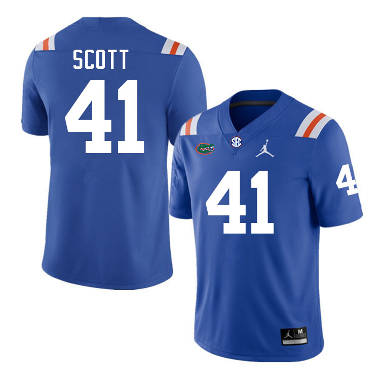 Florida Gators #41 Winfield Scott College Football Jerseys Stitched-Throwback